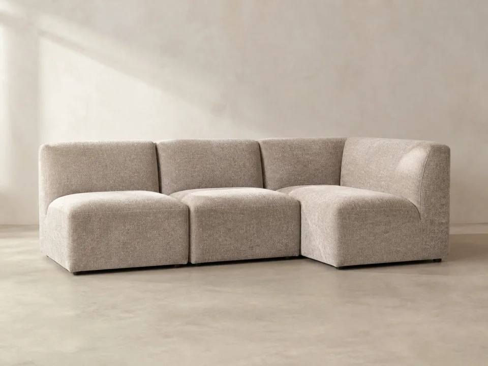 Neutral modular compression sofa representing ALF Home product development focus